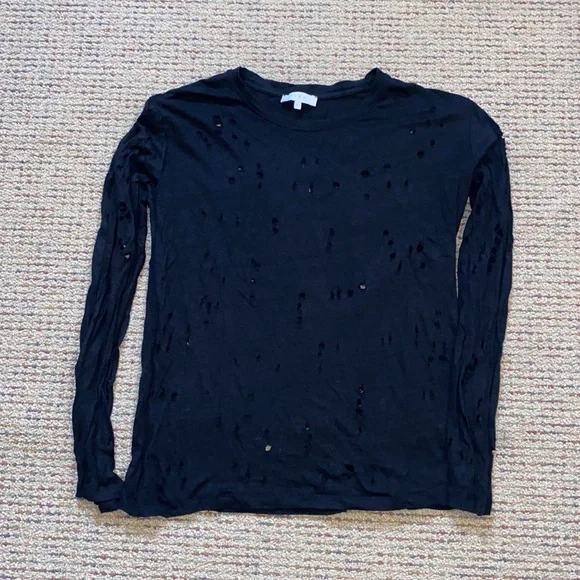 Iro Black Marvina Tee size L - Picture 9 of 12